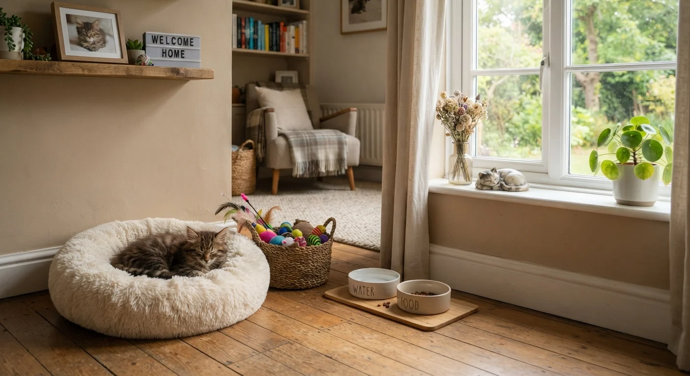 Setting Up a Safe, Comfortable Space for a New Cat